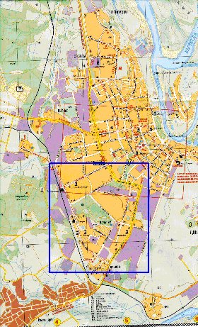 Transport carte de Syktyvkar