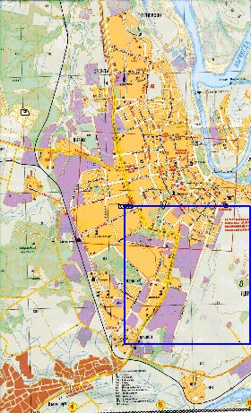 Transport carte de Syktyvkar