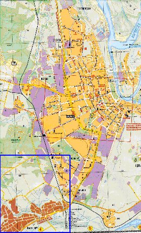 Transport carte de Syktyvkar