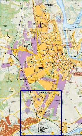 Transport carte de Syktyvkar