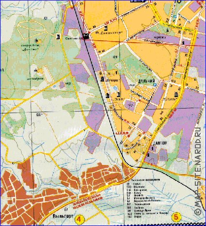 Transport carte de Syktyvkar