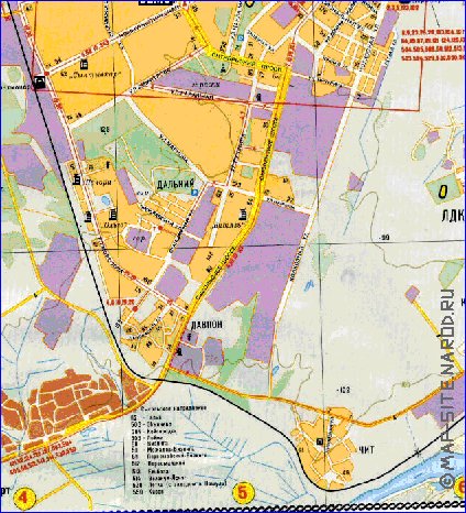 Transport carte de Syktyvkar