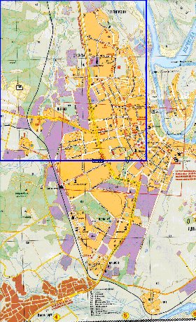 Transport carte de Syktyvkar