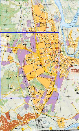 Transport carte de Syktyvkar