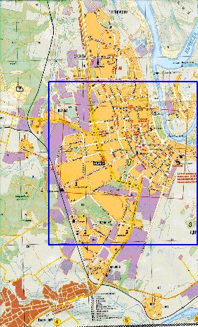 Transport carte de Syktyvkar