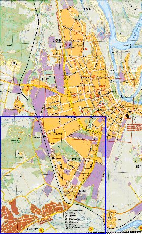 Transport carte de Syktyvkar