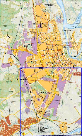 Transport carte de Syktyvkar