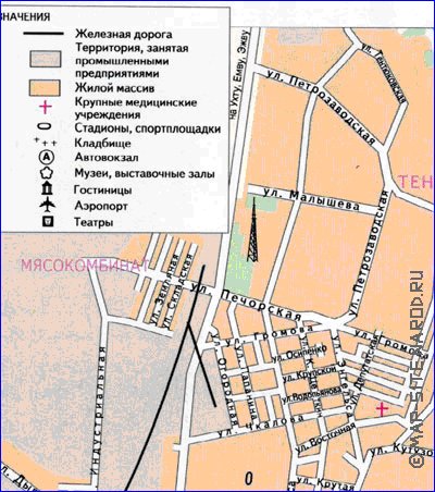 carte de Syktyvkar