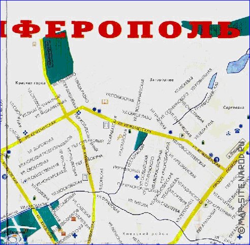 carte de Simferopol