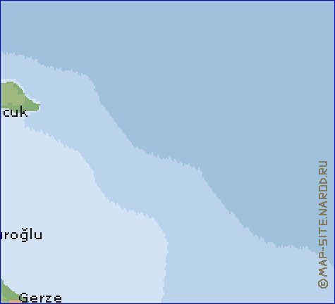 mapa de  il Sinop