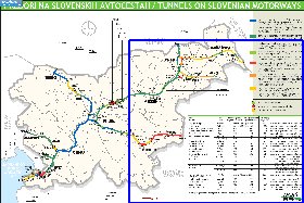 mapa de de estradas Eslovenia