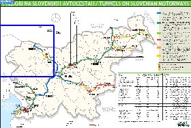 carte de des routes Slovenie