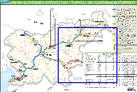 mapa de de estradas Eslovenia