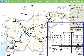 mapa de de estradas Eslovenia