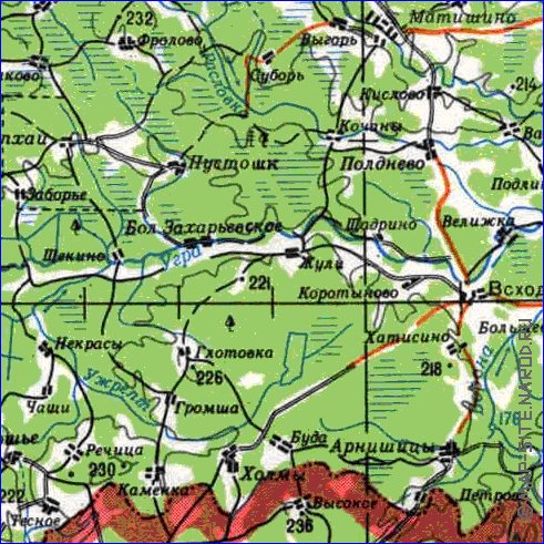 carte de Oblast de Smolensk