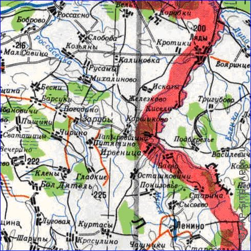 carte de Oblast de Smolensk