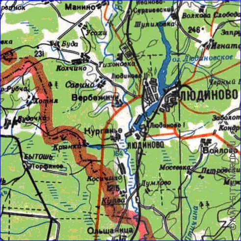 carte de Oblast de Smolensk