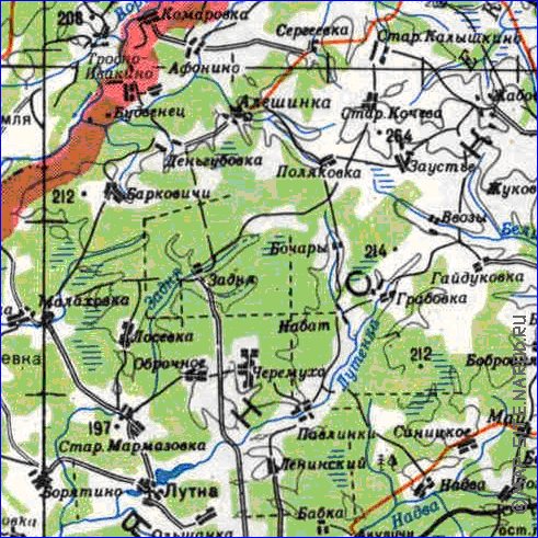 carte de Oblast de Smolensk