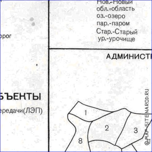 carte de Oblast de Smolensk