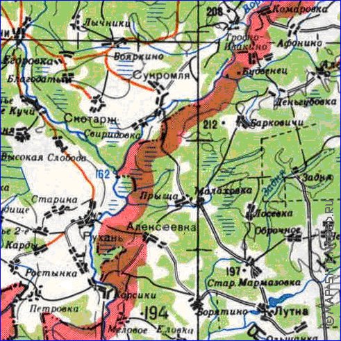 carte de Oblast de Smolensk