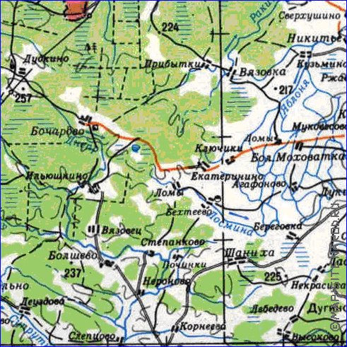 carte de Oblast de Smolensk