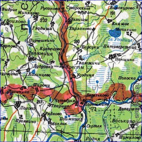 carte de Oblast de Smolensk