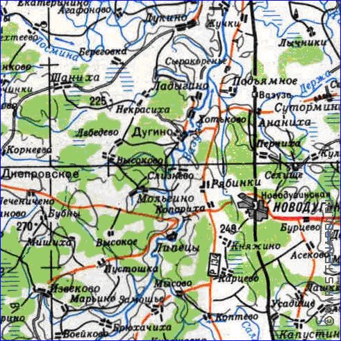 carte de Oblast de Smolensk