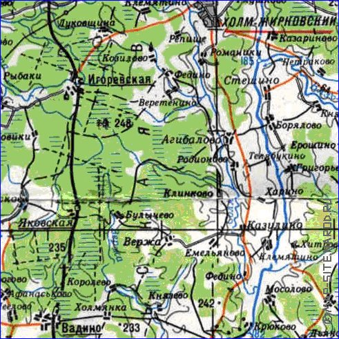 carte de Oblast de Smolensk