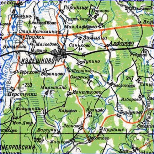 Карта рек смоленской области