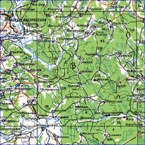 carte de Oblast de Smolensk