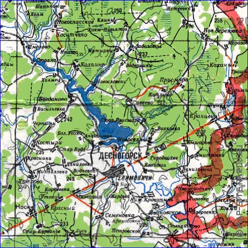 carte de Oblast de Smolensk