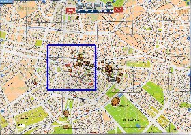 mapa de Sofia em ingles