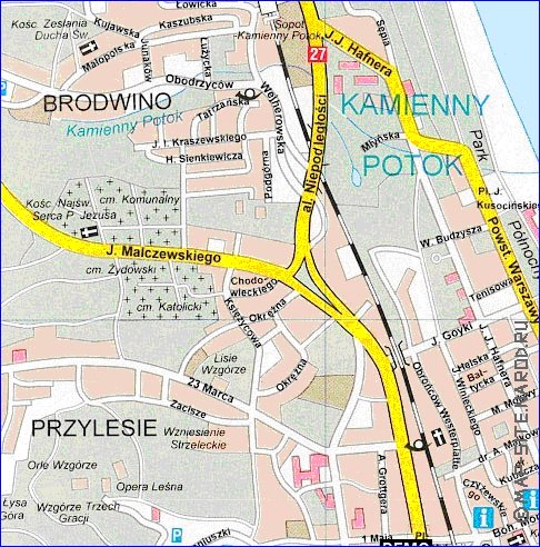 mapa de Sopot