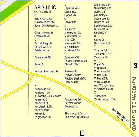 carte de Sroda Slaska