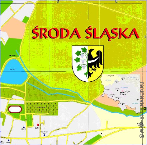 carte de Sroda Slaska