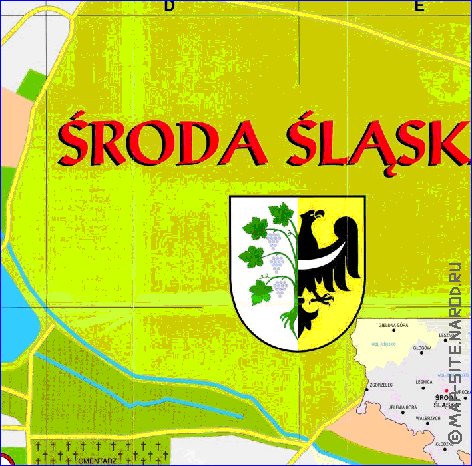 carte de Sroda Slaska