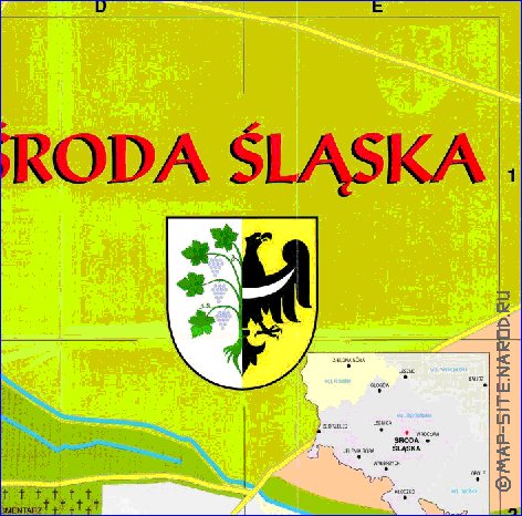 carte de Sroda Slaska