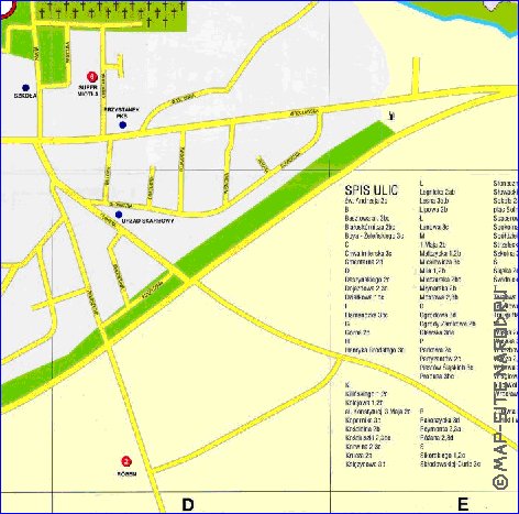 carte de Sroda Slaska