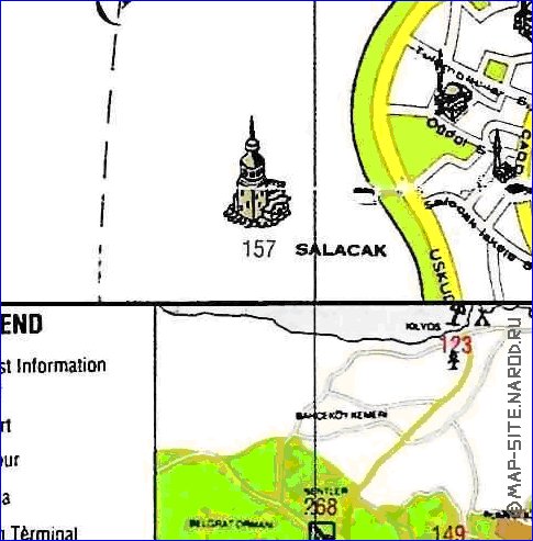 carte de Istanbul en anglais