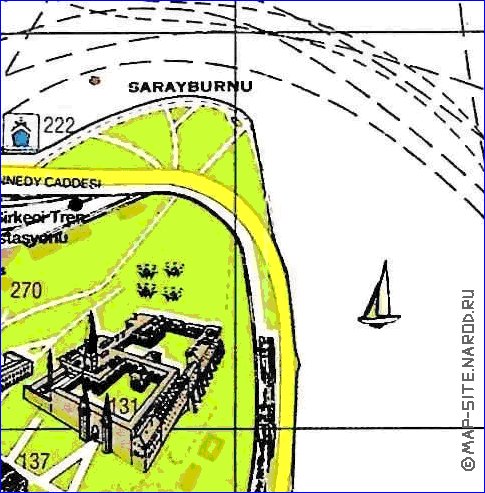 carte de Istanbul en anglais