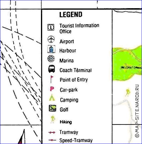 carte de Istanbul en anglais