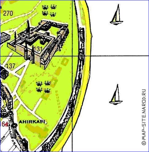 carte de Istanbul en anglais