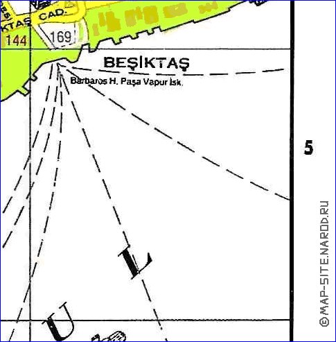 carte de Istanbul en anglais