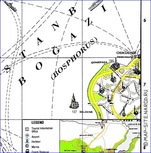 carte de Istanbul en anglais