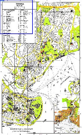 carte de Istanbul en anglais