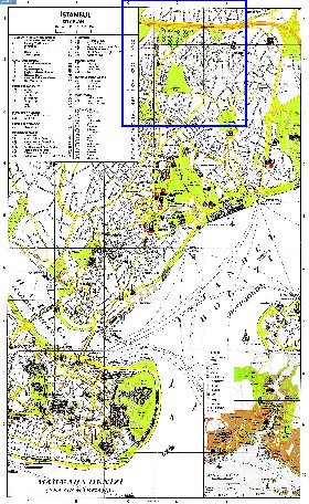 carte de Istanbul en anglais