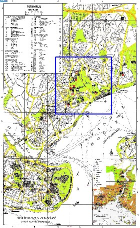 carte de Istanbul en anglais