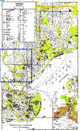 carte de Istanbul en anglais