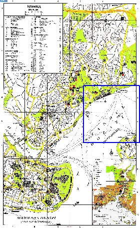 carte de Istanbul en anglais