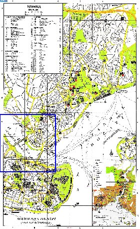 carte de Istanbul en anglais